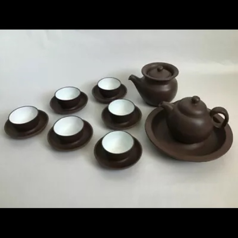 YIXING ZISHA CLAY CHINESE TEA SET 17 PIECES *NEW NEVER USED*